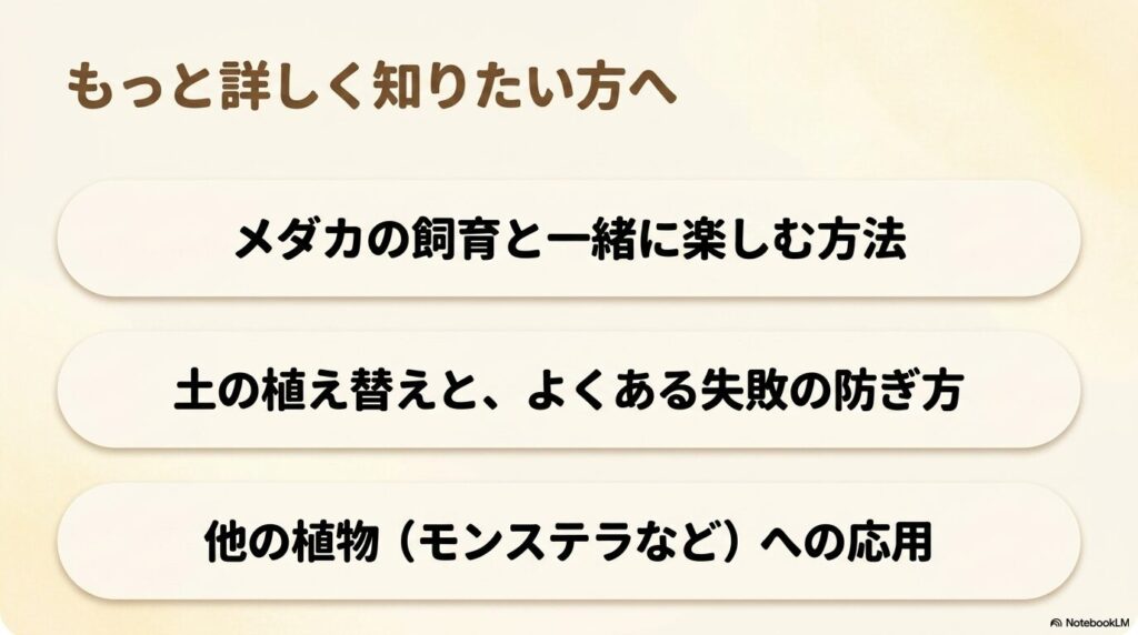 ガジュマルの水槽栽培についてもっと詳しく知りたい方への関連記事