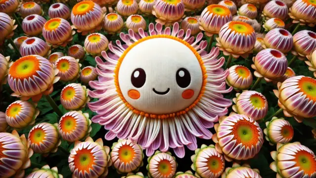 庭で日本人が菊芋の根を掘り起こしている様子。地下には菊芋の根が広がり、地上には菊芋の花が咲いている。「植えっぱなしでも大丈夫？」というタイトルが表示されています。