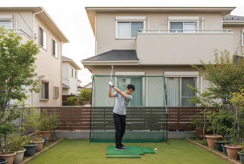 ⑦ H3：庭ゴルフ練習で近所迷惑