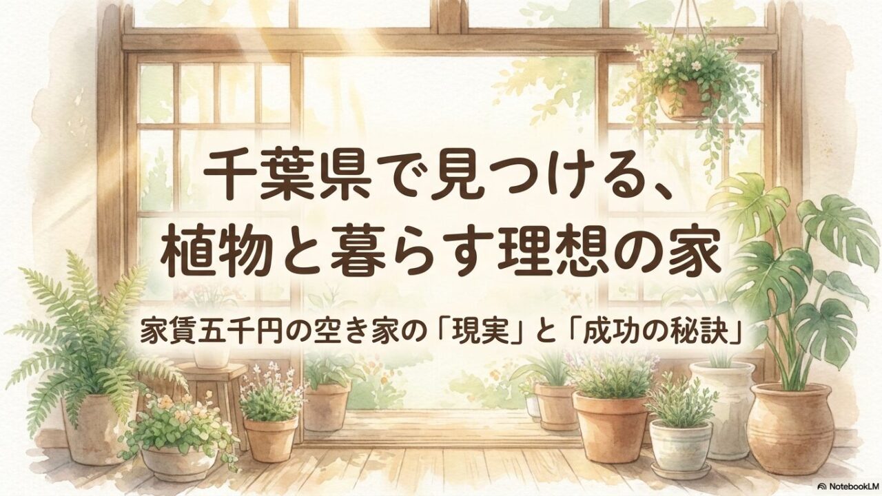 千葉県で見つける家賃5000円の空き家の現実と成功の秘訣をまとめたタイトル画像