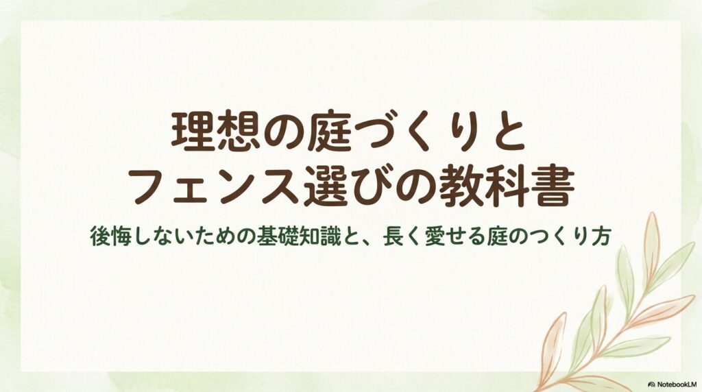 炎天下で天然木フェンスのペンキ塗りメンテナンスをする男性のイラスト