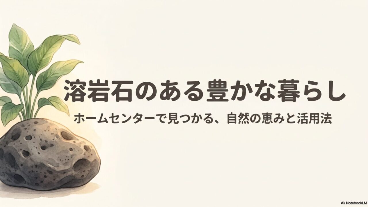 ホームセンターでの多種多様な溶岩石の用途や売り場探しに迷うイメージ