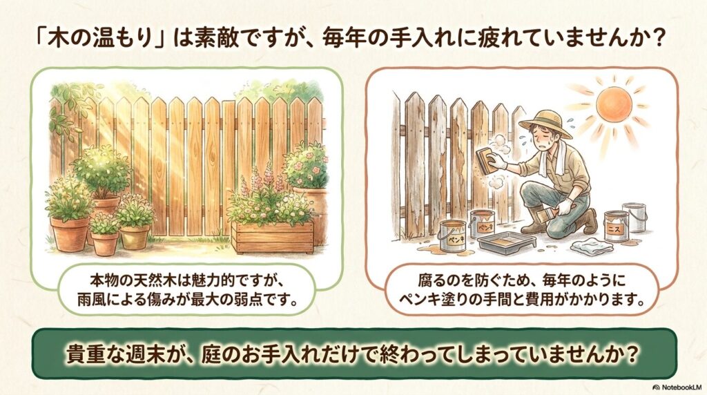 プラドフェンスが適正価格を実現している理由（色数の厳選、製造の単純化、広告費の削減）