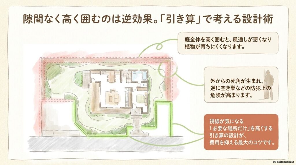 重いフェンスを支えるための独立基礎工事の重要性と、古いブロック塀へ設置する倒壊の危険性