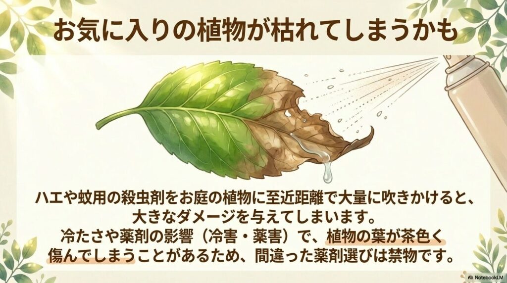 お庭の状況に合わせたハチ専用スプレーの選び方と使い分け