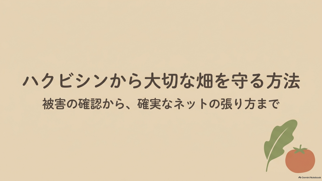 ハクビシンから大切な畑を守る方法のタイトル画像